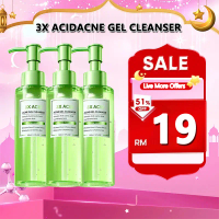 【Free Shipping】 3X Geltific Cleanser Face Wash Oil Control Pencuci Muka Oil Cleanser Facial Cleanser