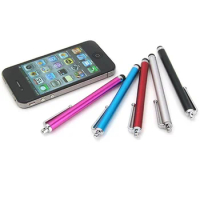 10000pcs With Clip Colorful Capacitive Pen Metal Touch Screen Stylus Pens for iPhone 13 12 11 XS MAX Samsung Smart Phone Tablet