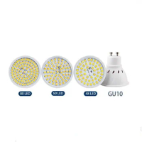 10PCS Super Bright LED Spotlight Bulb GU10Light Dimmable Led 220V AC 6W 9W 12W LED GU5.3 GU10 2835 SMD LED lamp light GU 10 led