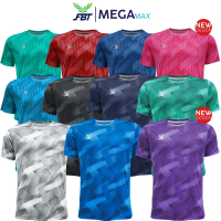 เสื้อกีฬาคอกลม FBT รุ่นใหม่ B2A223 B2A224 ตัดต่อคอยางยืด ผ้าไมโคร