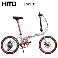 HITO 9-speed 20 inch shimano 370 change 9-speed ultra lightweight and small adultfold bike