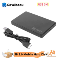 2.5นิ้ว USB 3.0 Hard Drive Case SATA HDD SSD Enclosure External Storage Mobile Hard Drive Disk 5Gbps  สำหรับแล็ปท็อป Smartphone
