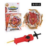 戰鬥陀螺B121 超刃勇士 Beyblade B-121 02陀螺帶發射器 超Z改造組 爆旋陀螺玩具 兒童對戰陀螺