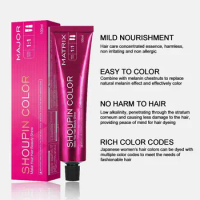 Hair Dye Shoupin Pewarna Rambut Hair Colouring Silicone Fragrance Silicone Colour Free Organic Free Free Acid Amino Long-la E8C7
