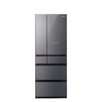 Panasonic國際牌 600公升無邊框玻璃六門變頻冰箱雲霧灰NR-F601WX-S1
