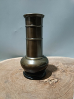 日本回流銅器厚重全品昭和時期銅瓶花瓶杓立竹節瓶，全品厚重，輕1146
