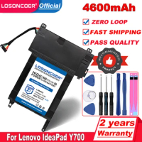 LOSONCOER 4600mAh L14S4P22 Laptop battery For Lenovo IdeaPad Y700 Y700-17iSK Y700-15ISK 5B10H22084 L14M4P23 14.8V 60wh in stock