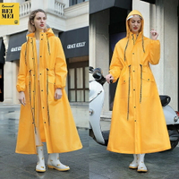 成人雨衣 雨天工作服 環保EVA材質 長款雨衣 電動腳踏車機車雨衣 全身騎行雨衣