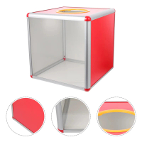 ACRYLIC LUCKY DRAW BOX 3D / KOTAK CABUTAN BERTUAH / CLEAR