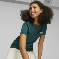 【滿額現折300】PUMA 短T 流行系列 P.TEAM 綠 圖樣 短袖 T恤 女 62143743