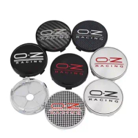 4pcs 56mm 60mm 65mm 68mm OZ Racing Wheel Center Cap Stickers Emblem Badge Car Rims Hubcaps Cover Decal Dust-proof styling