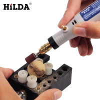 Aksesoris HILDA Bor Listrik Mini Rotary Drill Tool 18V 18000rpm - JD5202 - Gray Terlaris