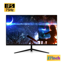 27Inch FHD Monitor 75Hz IPS Panel LED Flat 2ms Display Gaming Monitor with HDMI-Compatible Support Eye Protect