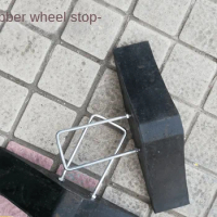 Wheel Anti-Skid Scotch Block Locator Rubber Blocking Wheel Rubber Scotch Block Vehicle Reducer