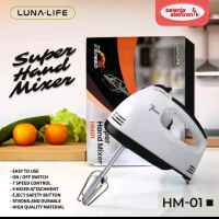 Hand mixer luna life HM-01  Spesifikasi:  -multi fungsi  -daya watt rendah hanya 100watt  -uk produk