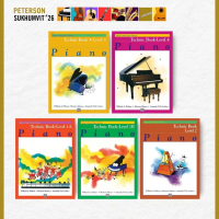 หนังสือเรียนเปียโน Alfred's Basic Piano Library:  Technic book