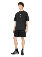 Men T-Shirt Evisukuro Embroidery Oversized Charcoal