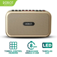 Speaker Bluetooth Al Quran Robot RB200 Alquran FM Radio Micro SD USB