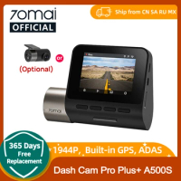 70mai Pro Plus Dash Cam A500S 1944P 70mai Car DVR Camera GPS ADAS 140FOV 24H Parking Monitor 70mai Pro Plus A500S