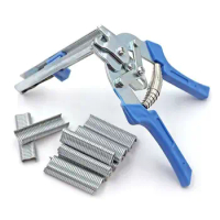 Universal Hog Ring M Clips Anti-slip Handle Stainless Steel Hog Ring Plier For Bird Chicken Fencing Wire Cage Hand Tools