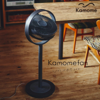 Kamome 極靜音直立式電風扇 FKLT-281D(灰色 10吋)