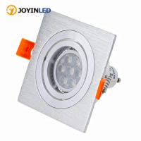 GU10 MR16 LED Ceiling Downlights Frame Recessed Rotatable Lamps Holder LED Socket Base Spot Bracket Fitting