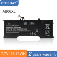 ETESBAY AB06XL Laptop Battery For HP Envy 13 2017 13-AD019TU AD022TU AD023TU AD024TU AD025TU AD026TU AD027TU Series 53.61WH