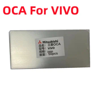 50pcs/Lot OCA Optical Clear Adhesive Glue Film For VIVO 707 X7 X20 X20PLUS X27PRO X30 X50 X60 Y52S Y75 Y82 Y93 Y97 S1 S6 S7 S9E