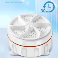 Ultrasonic Turbo Washing Machines Wheel Bubble Portable Washing Machines Multifunction Cleaning Low Noise for Socks Underwear