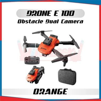 SKY - Drone Proshoot Lipat Foldable Drone E99Pro Dual Cam E100-ORANGE