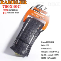 MAXXIS 700x40C RAMBLER GRAVEL TUBELESS Bike Tire 700x38C/40C/45C/50C 650x47B 27.5x1.5 ADVENTURE Dirt Road Racing bicycle tire