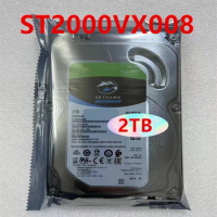 New Original HDD For Seagate Skyhawk 2TB 3.5" SATA 6 Gb/s 64MB 5900RPM For Surveillance Hard Disk For ST2000VX008