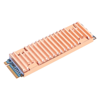 ฮีทซิงค์ PCI-E NVME สำหรับ M.2 2280 SSD, วัสดุทองแดง, เข้ากันได้กับ M.2 NVME, ไดรฟ์ SSD ของรัฐที่เป็