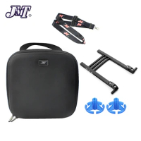 JMT Remote Controller Case Bag +CNC Alloy TX Transmitter Bracket Stand Holder for Jumper T16 Pro FrSky X9D AT9S AT10 For Flysky