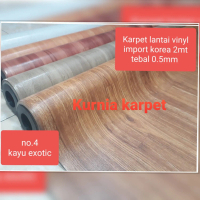 Karpet Lantai Vinyl Korea Impor Lebar 200cm Tebal 0.5mm - Harga per 1 Meter