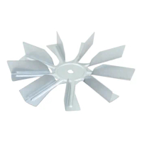 1PC High temperature resistance Motor blade with for Air fryer convection oven fan motor accessories galvanized sheet