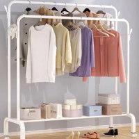 Bedroom Clothes Rack Partition Shoes Cabinet Outdoor Clothes Hanger Space Saver Balcony Organizer Nordic Furniture