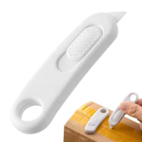 Slice Box Cutter Letter Opener Mini Slice Box Cutter Retractable Ceramic Box Cutter With Keychain Hole For Home School