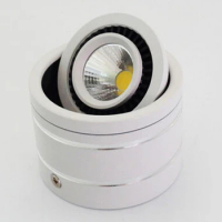 Free Shipping 7W/10W/15W Surface Mounted COB LED Downlight High Lumens 90~100 lm/W, Warm Cold White, CE &amp; RoHS Certified