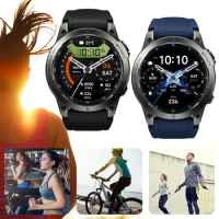 GPS Smart Watch Built-in GPS &amp; Route Import Health Monitor Ultra HD AMOLED Display Health Tracker 1.43-Inch Screen for Men Women
