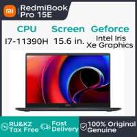 2023 Xiaomi Laptop RedmiBook 15E 15.6 Inch Notebook Core i7-11390H 16GB 512GB/1TB/2TB SSD Iris Xe Graphics Netbook