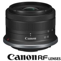 【Canon】RF-S 10-18mm F4.5-6.3 IS STM(公司貨 超廣角變焦鏡頭 APS-C 無反微單眼鏡頭 適合VLOG)