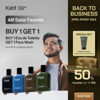 [PAYDAY SALE - ALIF SATAR FAV - B1G1] Kahf Eau De Toilette FREE 1 Face Wash - (Humbling Forest, Invi