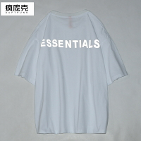 ESSENTIALS高街字母T恤女上衣反光潮牌FOG寬松短袖純棉情侶裝男女