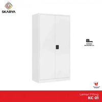 Lemari Arsip Lemari Besi Filling Cabinet Pintu Swing KC 01 (Baru) LUAR KOTA + KAYU