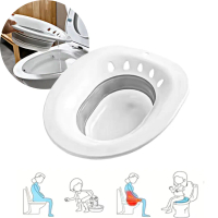 Bak Mandi Lipat Dudukan Toilet Untuk Ibu Hamil Portable Postpartum Folding Toilet Sitz Bath Bowl Pla