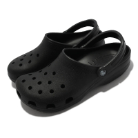 Crocs 涼拖鞋 Classic Clog 全黑 洞洞鞋 男鞋 女鞋 布希鞋 基本款 黑 卡駱馳(10001001)