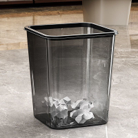 免運 輕奢ins方形透明家用垃圾桶高顏值超大號容量客廳臥室辦公室紙簍 特價出 可開發票