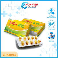 Viên Uống Bổ Sung Vitamin E Egreen 400 - Hỗ Trợ Chống Lão Hóa Da, Sạm Da, Chống Oxy Hoá. Hộp 30 Viên