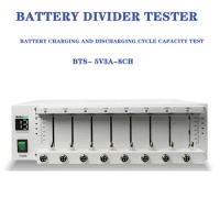 18650 polymer lithium battery capacity tester 8-channel battery divider aging cabinet charging and discharging tester